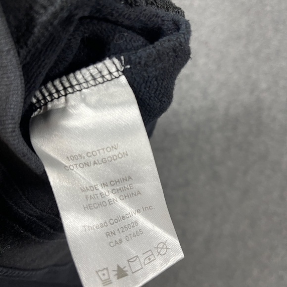 Psycho Bunny Black  Logo Crewneck Sweatshirt Size Medium 0971 - Picture 6 of 9